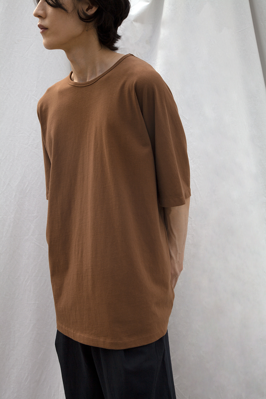 [DRUG] 홀 컷 티셔츠 Amber brown